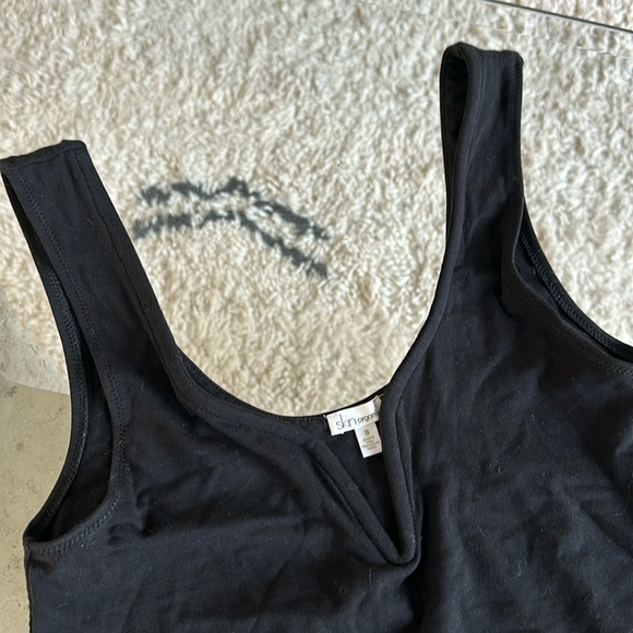 Skin organics black deep V bodysuit - Picture 2 of 4